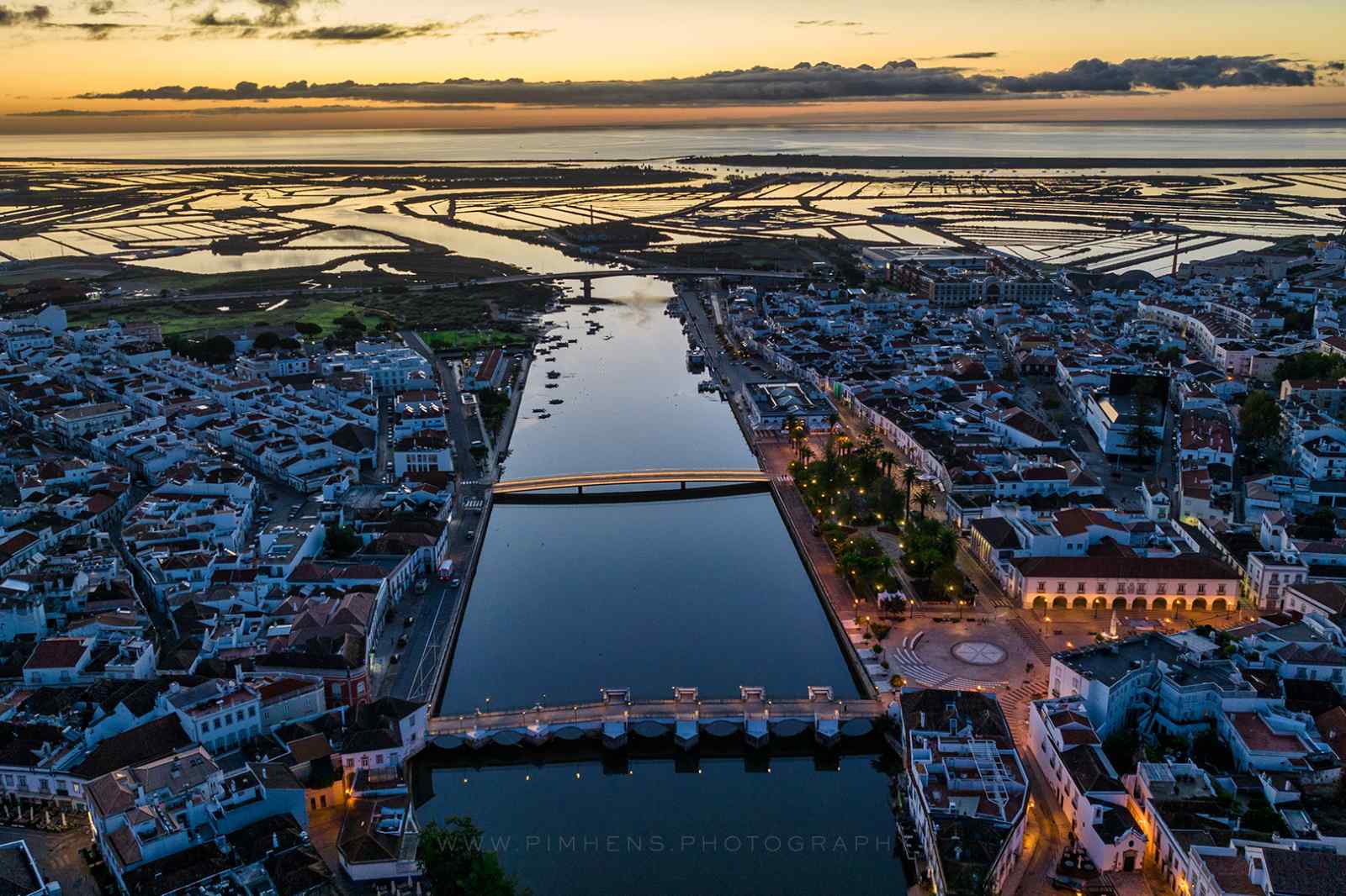 Tavira from the sky